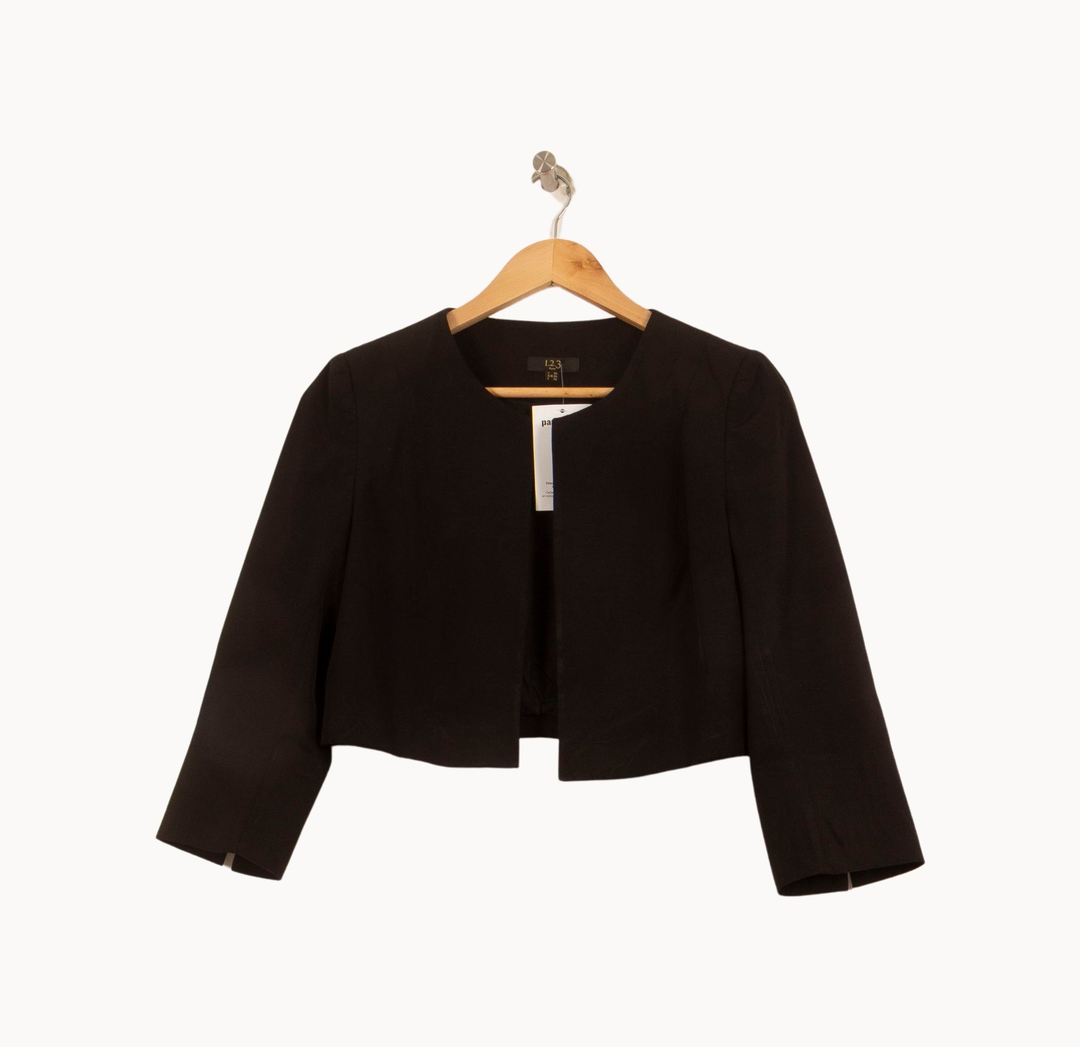 Veste Courte Noire - Taille S/36 de la marque Maison 123 | PARAD52814 - Vendu par Paradigme - Image 2