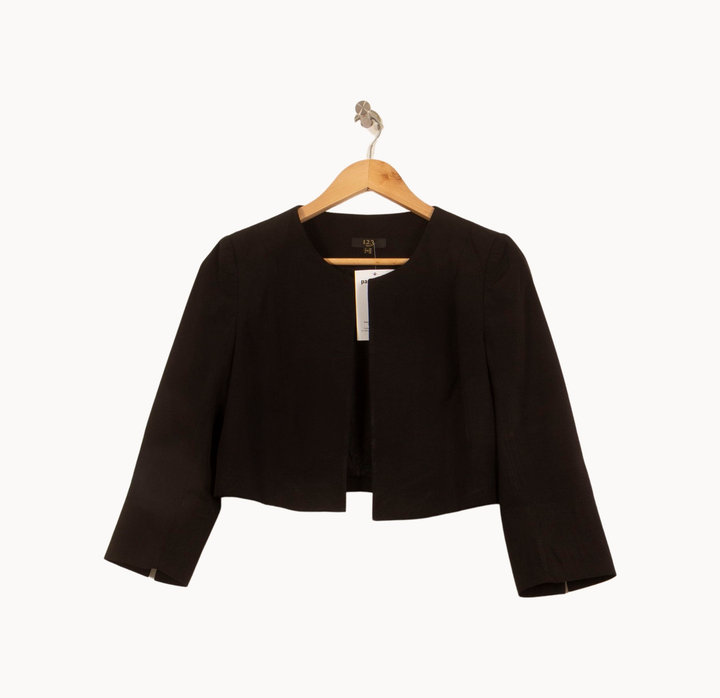 Veste Courte Noire - Taille S/36 de la marque Maison 123 | PARAD52814 - Vendu par Paradigme - Image 2