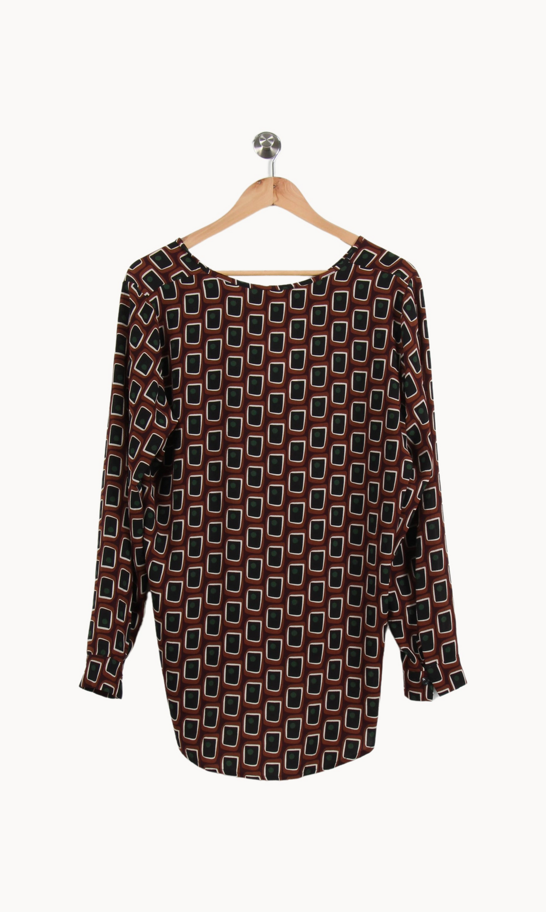 Gilet Marron et Noir - Taille M/38 de la marque La Fée Maraboutée | PARAD67603 - Vendu par Paradigme - Image 4