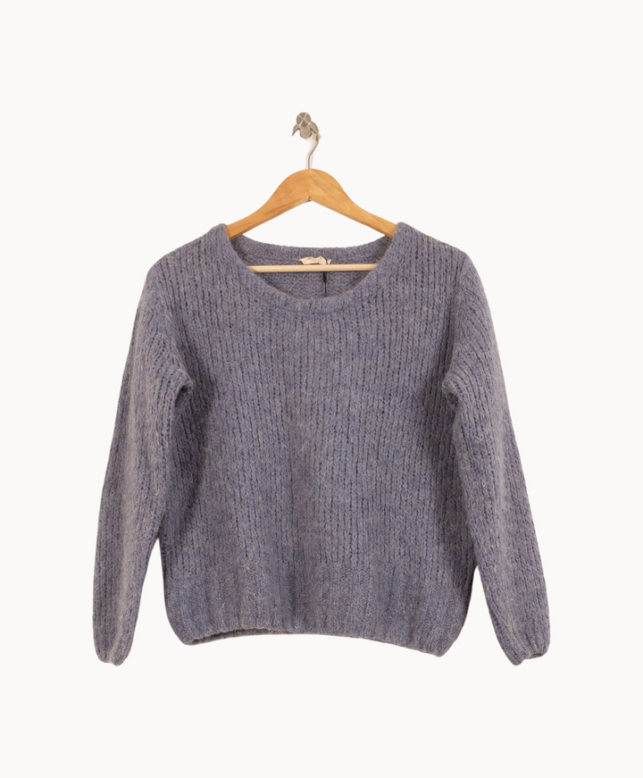 Pull Bleu - Taille S/36 de la marque American Vintage | PARAD45936 - Vendu par Paradigme - Image 2