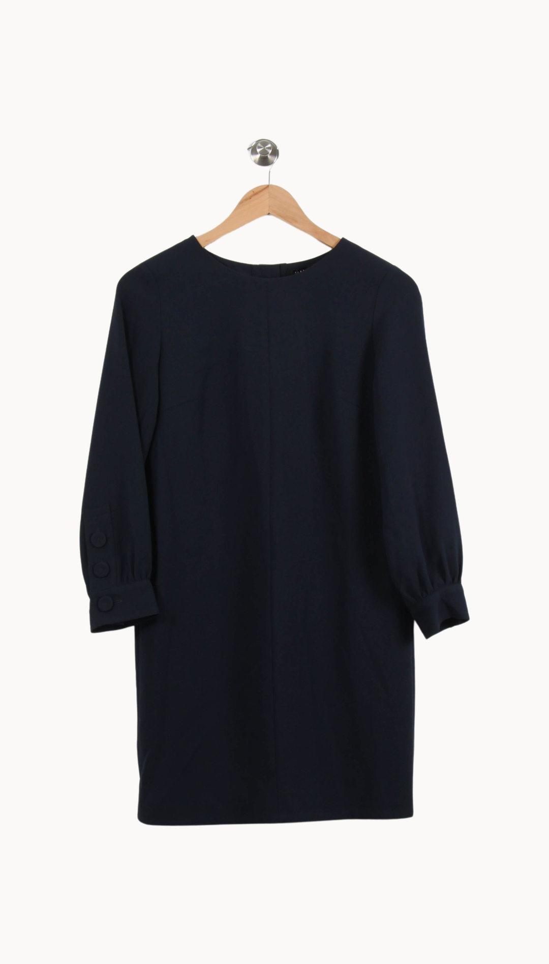 Robe Droite Bleu - Taille XS/34 de la marque Tara Jarmon | PARAD55645 - Vendu par Paradigme - Image 2
