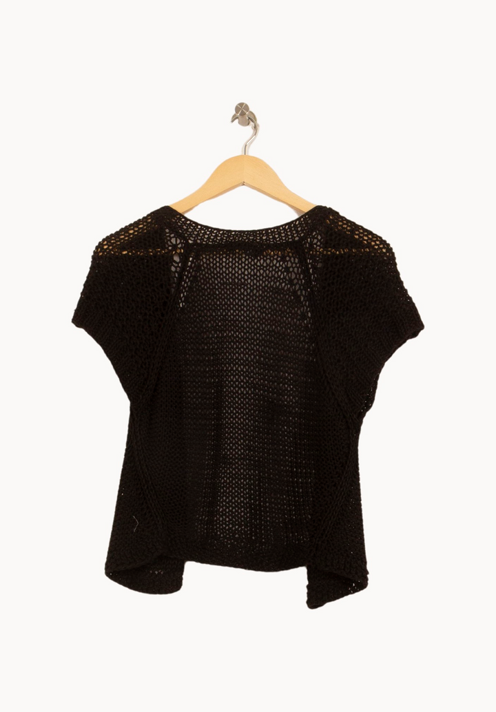 Cardigan Noir - Taille M/38 de la marque Caroll | PARAD53673 - Vendu par Paradigme - Image 4