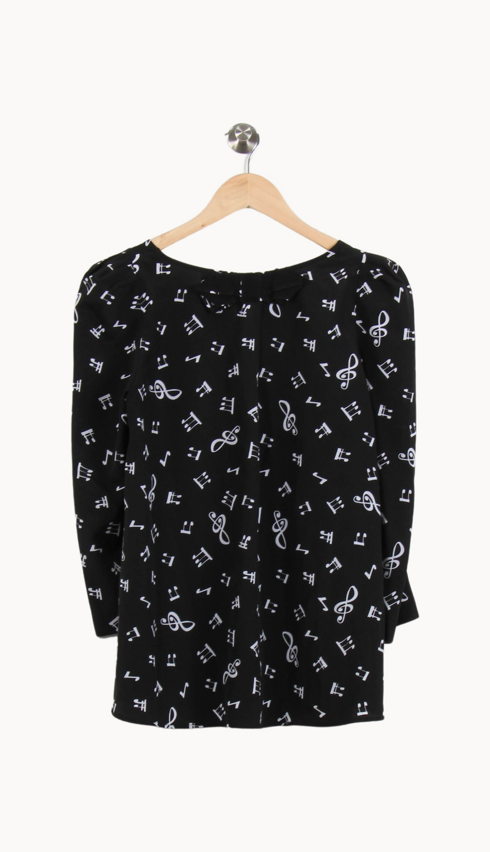 Blouse Noire et Blanche - Taille S/36 de la marque Claudie Pierlot | PARAD53497 - Vendu par Paradigme - Image 4