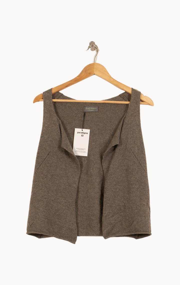 Gilet Gris - Taille S/36 de la marque Zadig&Voltaire | PARAD44628 - Vendu par Paradigme - Image 2