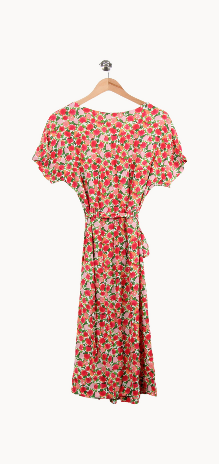 Robe Longue Rouge et Verte - Taille L/40 de la marque A.P.C. | PARAD39672 - Vendu par Paradigme - Image 4