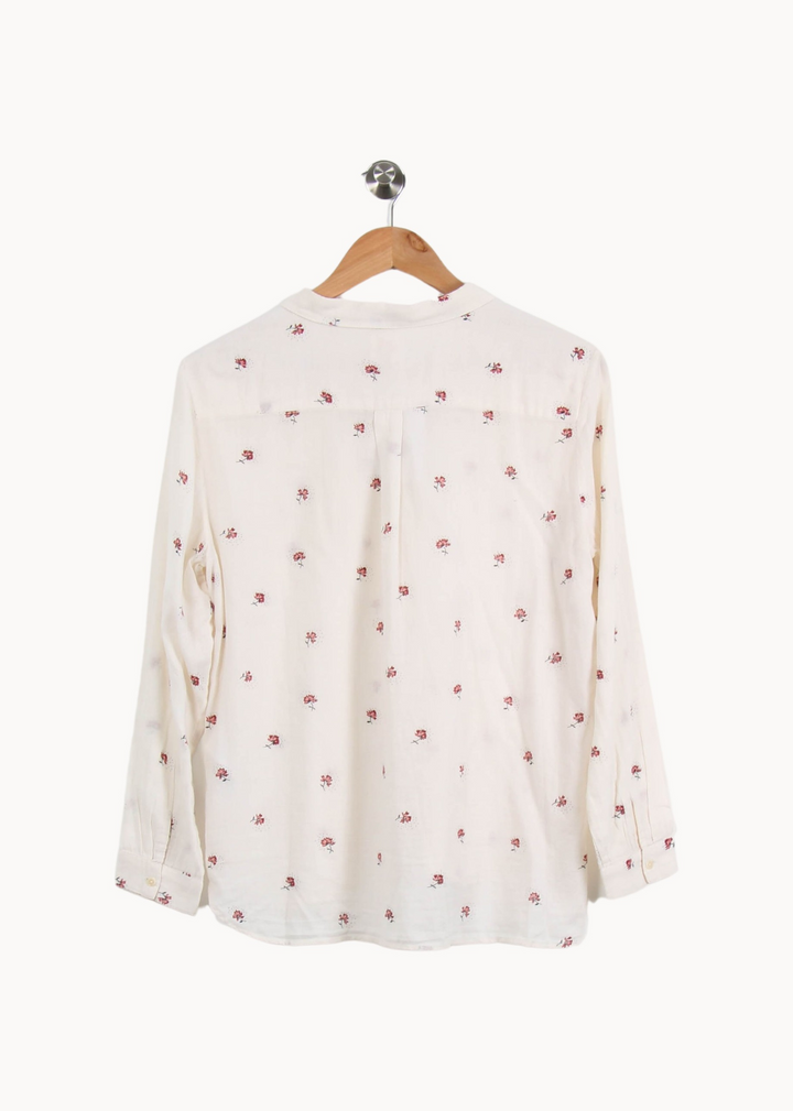 Chemise Blanche et Rouge - Taille S/36 de la marque Des petits hauts | PARAD67131 - Vendu par Paradigme - Image 4