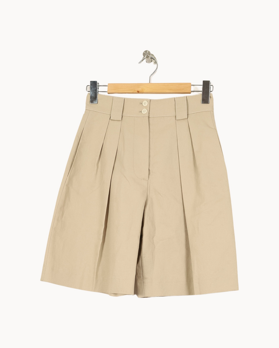 Bermuda Beige - Taille S/36 de la marque Ines de la Fressange Paris | PARAD69032 - Vendu par Paradigme - Image 2