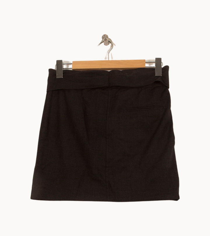 Jupe Courte Grise - Taille L/40 de la marque Isabel Marant | PARAD65021 - Vendu par Paradigme - Image 4