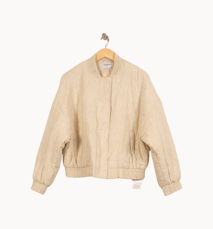 Blouson Beige - Taille XS/34 de la marque FRNCH | PARAD62613 - Vendu par Paradigme - Image 2