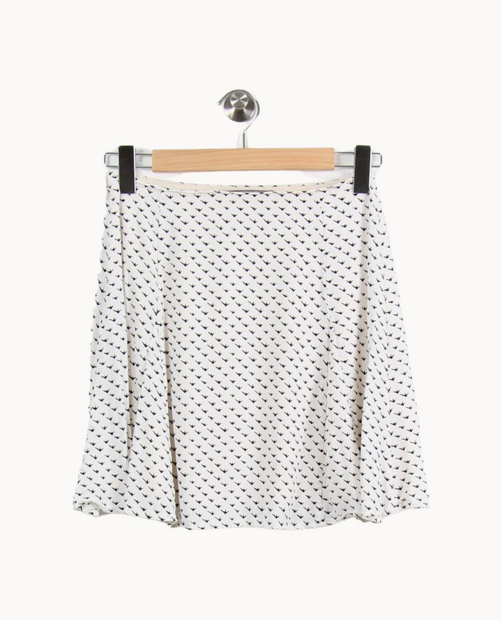 Jupe Évasée Blanche et Noire - Taille S/36 de la marque Comptoir des Cotonniers | PARAD52609 - Vendu par Paradigme - Image 4