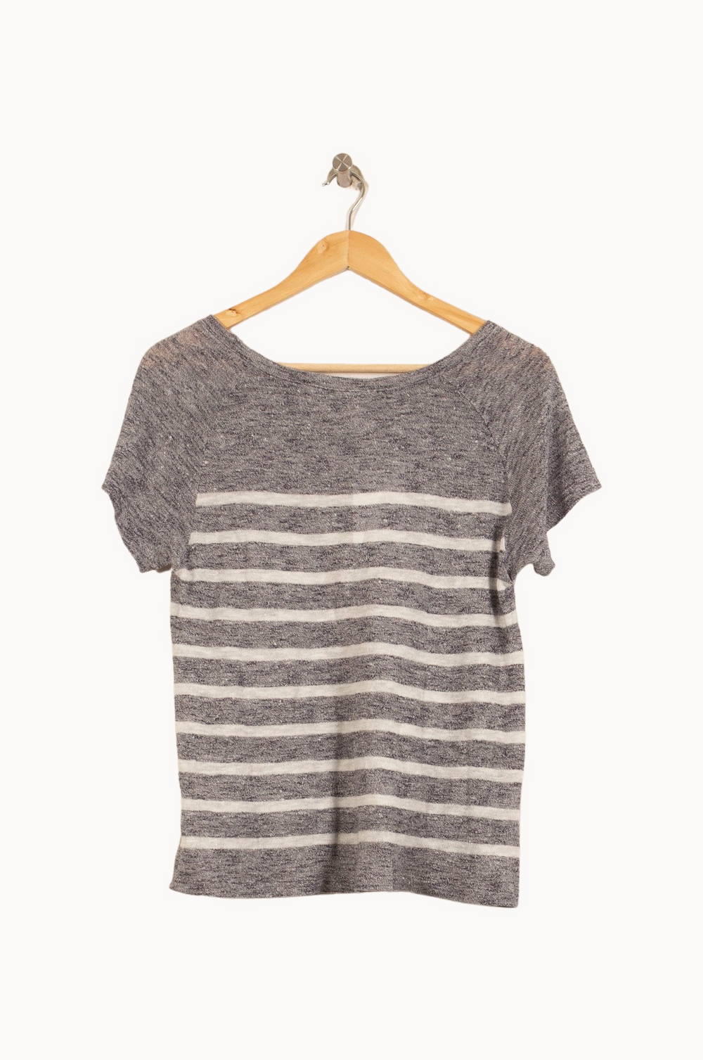T-shirt Gris et Blanc - Taille M/38 de la marque Comptoir des Cotonniers | PARAD39738 - Vendu par Paradigme - Image 4
