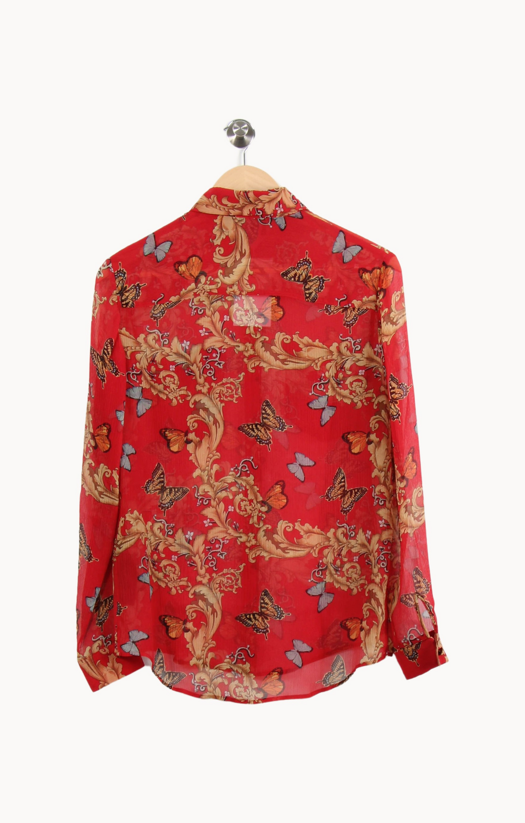 Chemise Rouge et Beige - Taille S/36 de la marque The Kooples | PARAD64914 - Vendu par Paradigme - Image 4