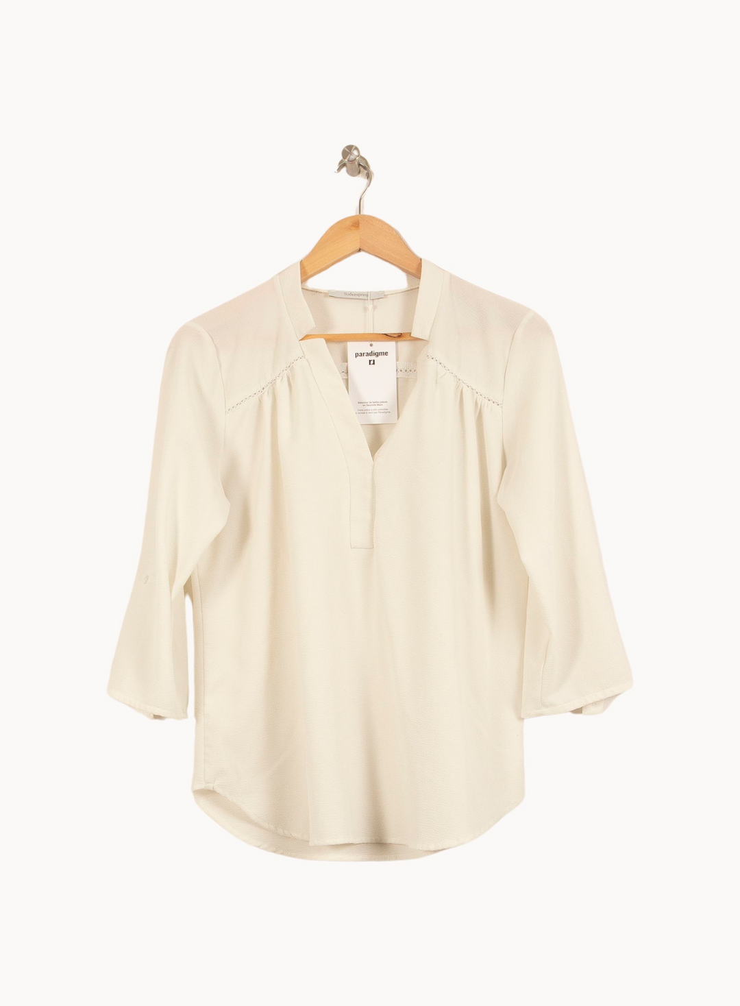 Blouse Beige - Taille S/36 de la marque Sud express | PARAD63958 - Vendu par Paradigme - Image 2