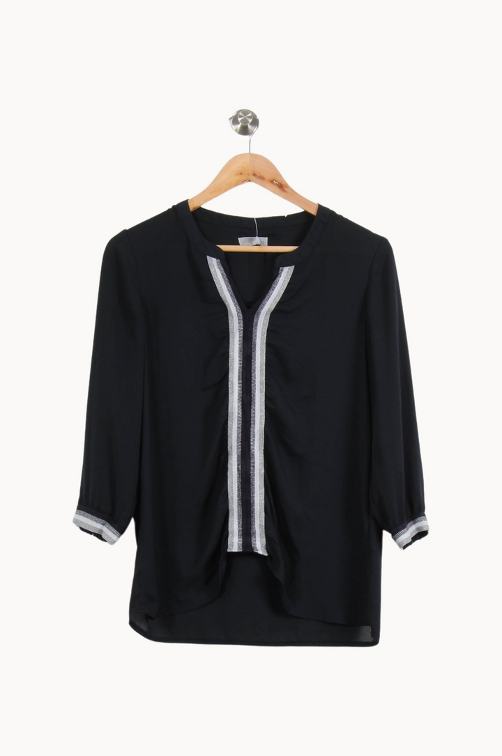 Blouse Bleue et Blanche - Taille M/38 de la marque Maison 123 | PARAD66943 - Vendu par Paradigme - Image 2