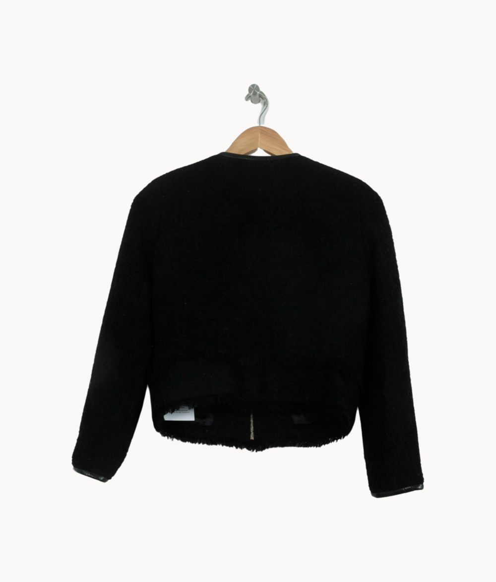 Veste Noire - Taille S/36 de la marque Claudie Pierlot | PARAD53245 - Vendu par Paradigme - Image 4