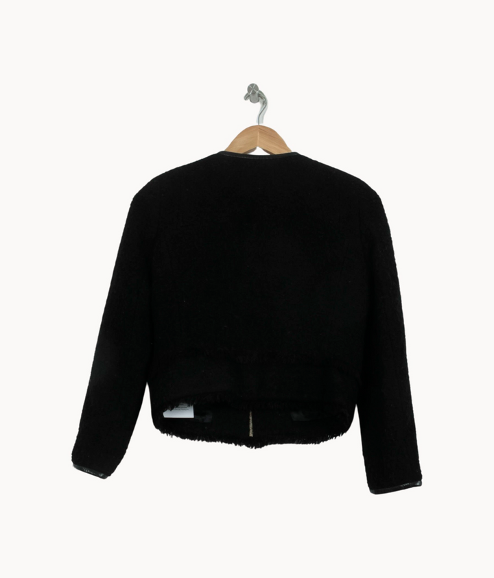 Veste Noire - Taille S/36 de la marque Claudie Pierlot | PARAD53245 - Vendu par Paradigme - Image 4