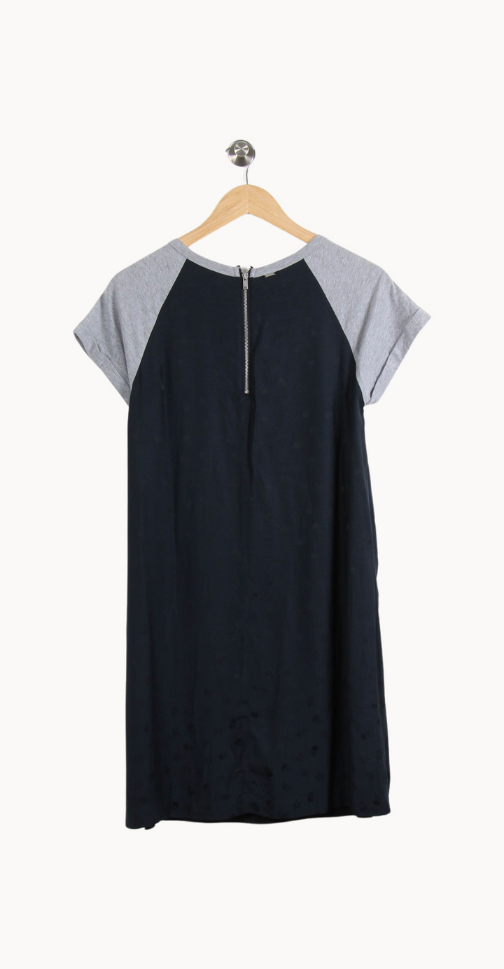 Robe T-shirt Noire et Grise - Taille S/36 de la marque IKKS | PARAD66619 - Vendu par Paradigme - Image 4