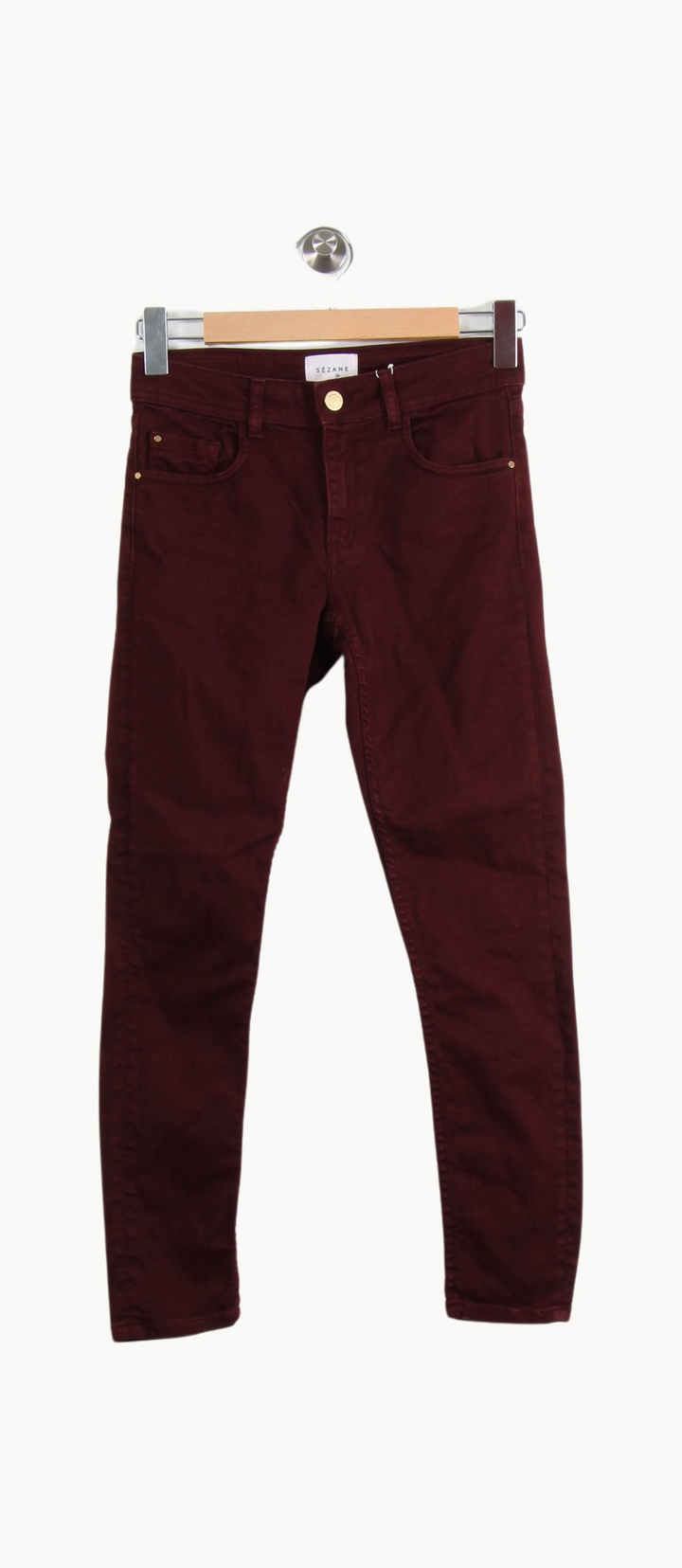 Jean Bordeaux - Taille S/36 de la marque Sézane | PARAD66589 - Vendu par Paradigme - Image 2