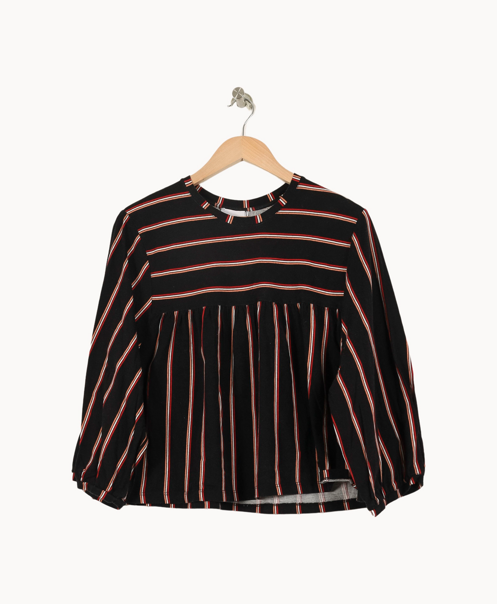 Blouse Noire et Rouge - Taille S/36 de la marque Bimba y Lola | PARAD49134 - Vendu par Paradigme - Image 2
