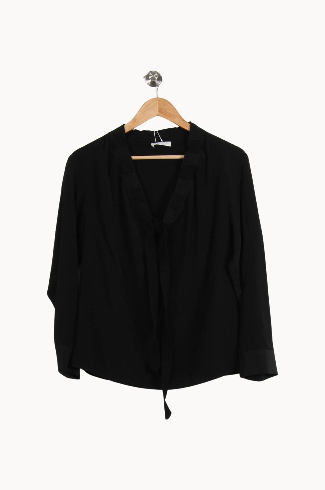 Blouse Noire - Taille S/36 de la marque Sandro | PARAD66870 - Vendu par Paradigme - Image 2