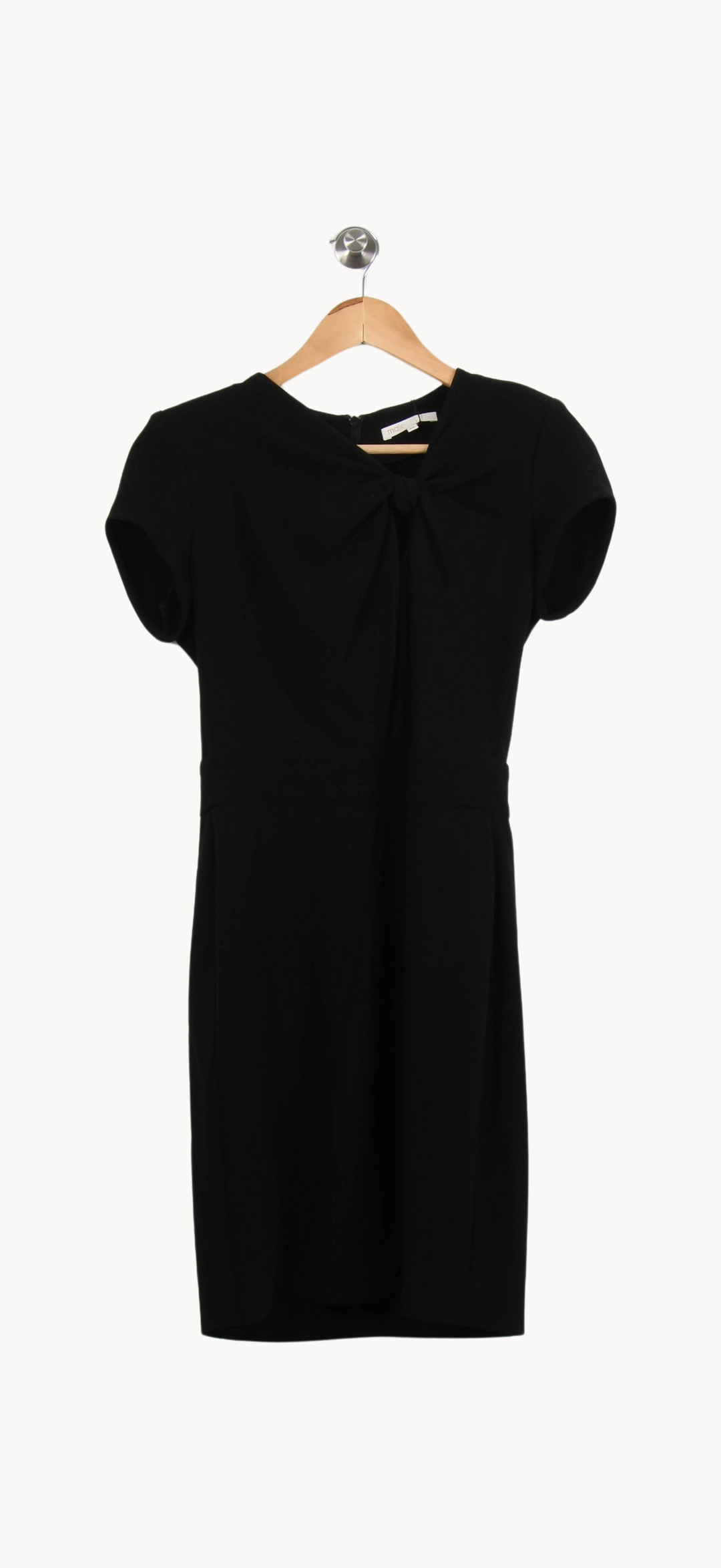 Robe Noire - Taille M/38 de la marque Maje | PARAD52039 - Vendu par Paradigme - Image 2