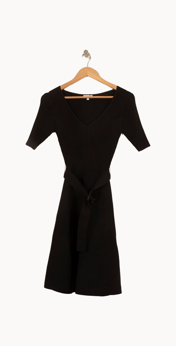 Robe Courte Noire - Taille S/36 de la marque Claudie Pierlot | RVLI1095 - Vendu par Paradigme - Image 2