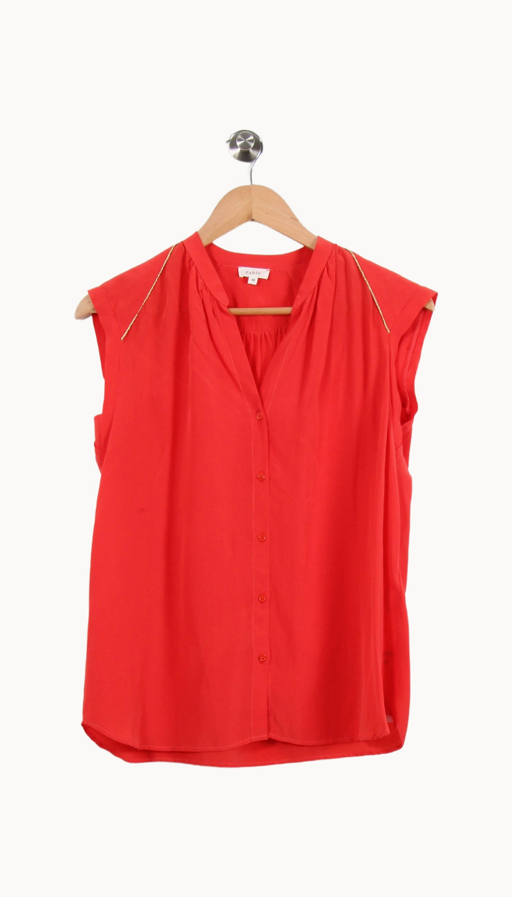 Blouse Rouge - Taille S/36 de la marque Pablo | PARAD69365 - Vendu par Paradigme - Image 2