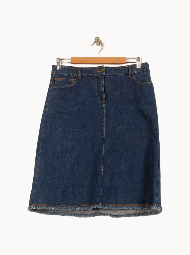 Jupe Midi Bleue - Taille L/40 de la marque Gerard Darel | PARAD64231 - Vendu par Paradigme - Image 2