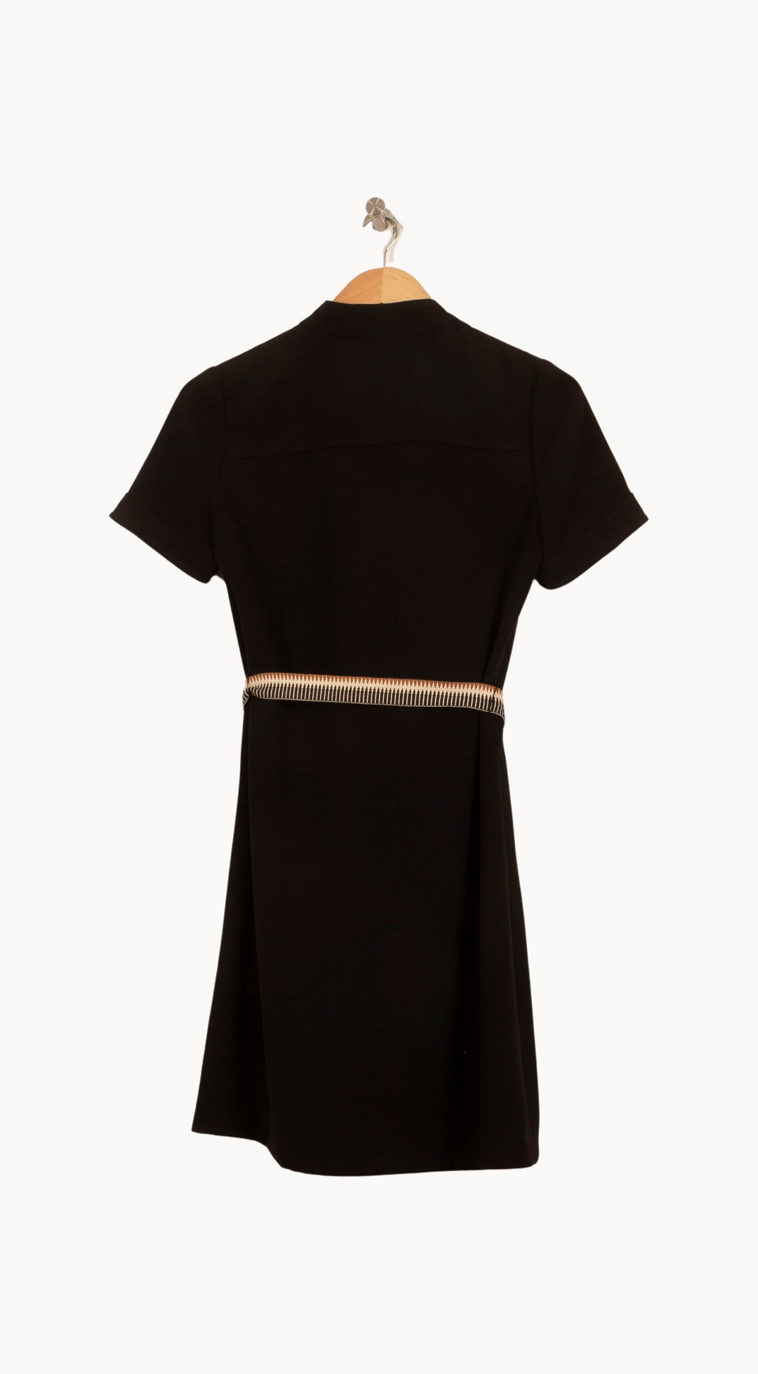 Robe Chemise Noire - Taille S/36 de la marque Claudie Pierlot | PARAD45998 - Vendu par Paradigme - Image 4
