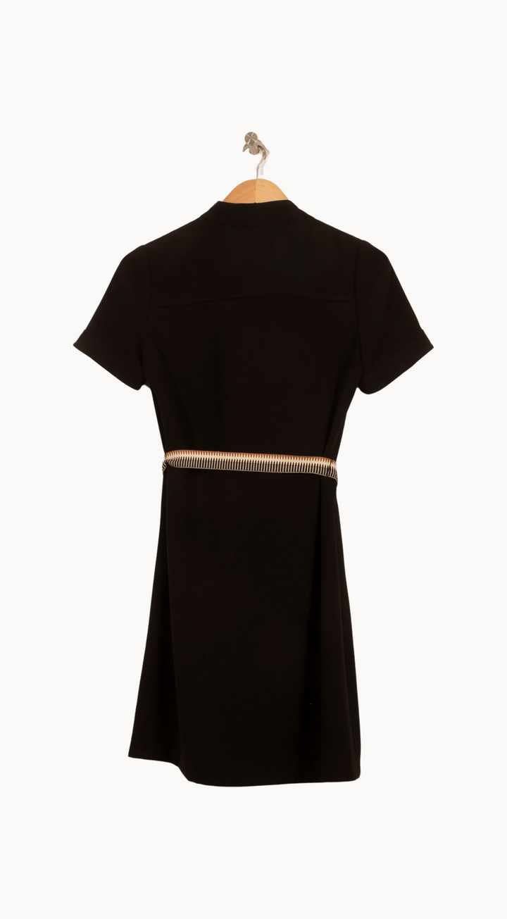 Robe Chemise Noire - Taille S/36 de la marque Claudie Pierlot | PARAD45998 - Vendu par Paradigme - Image 4