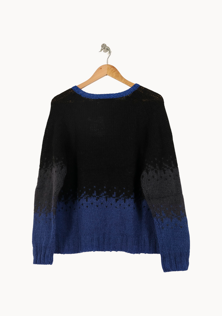 Pull Bleu et Noir - Taille S/36 de la marque Bérénice | PARAD67560 - Vendu par Paradigme - Image 4