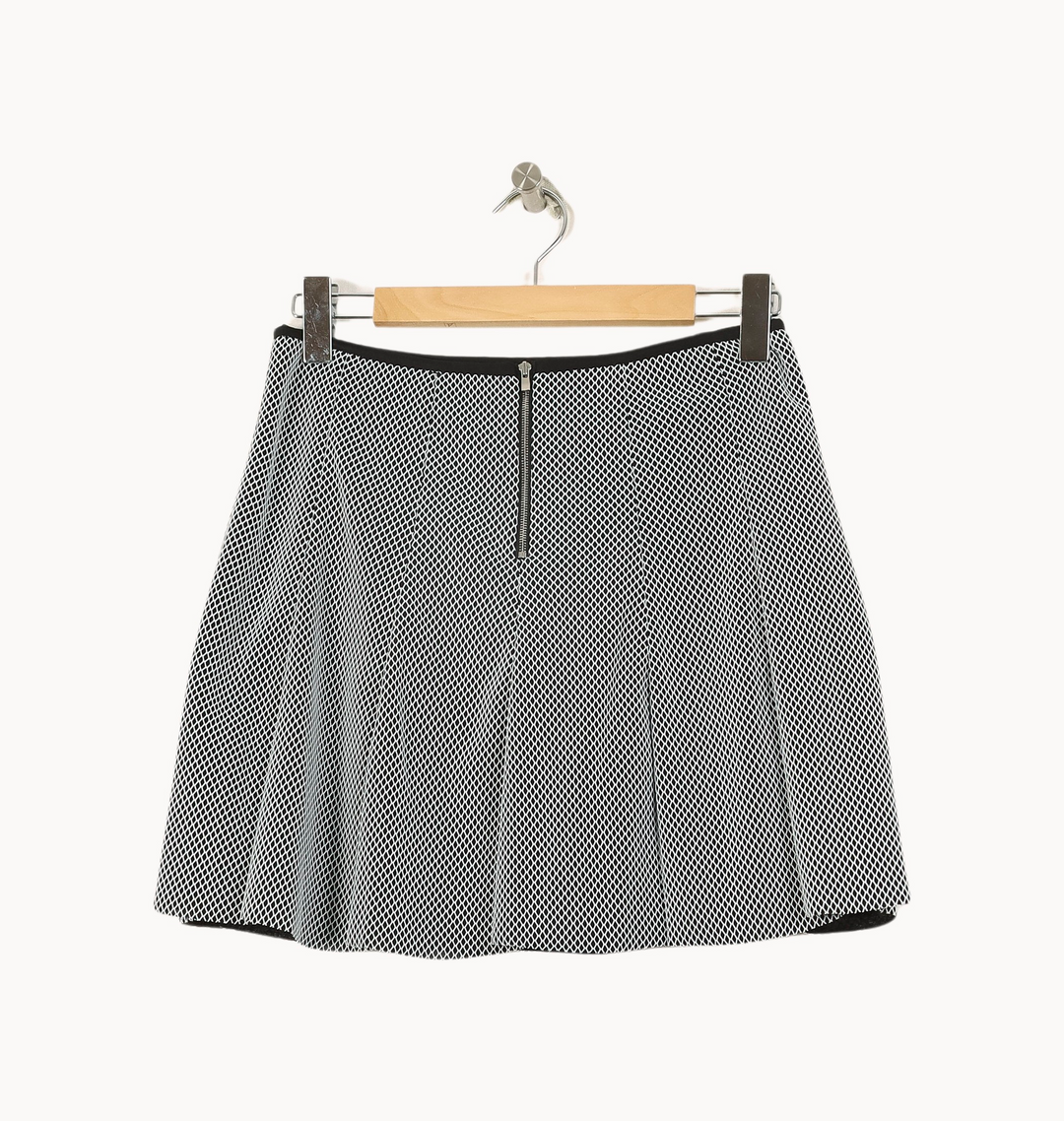 Jupe Courte Noire et Blanche - Taille L/40 de la marque Sandro | PARAD52213 - Vendu par Paradigme - Image 4