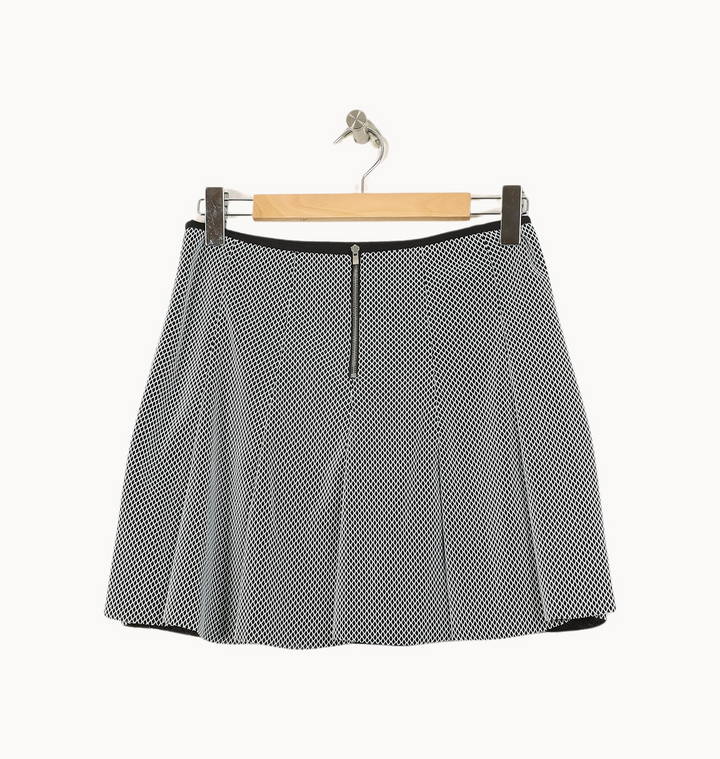 Jupe Courte Noire et Blanche - Taille L/40 de la marque Sandro | PARAD52213 - Vendu par Paradigme - Image 4