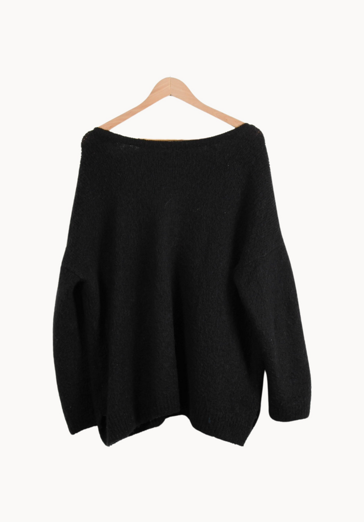 Pull Noir - Taille L/40 de la marque Des petits hauts | PARAD66961 - Vendu par Paradigme - Image 4