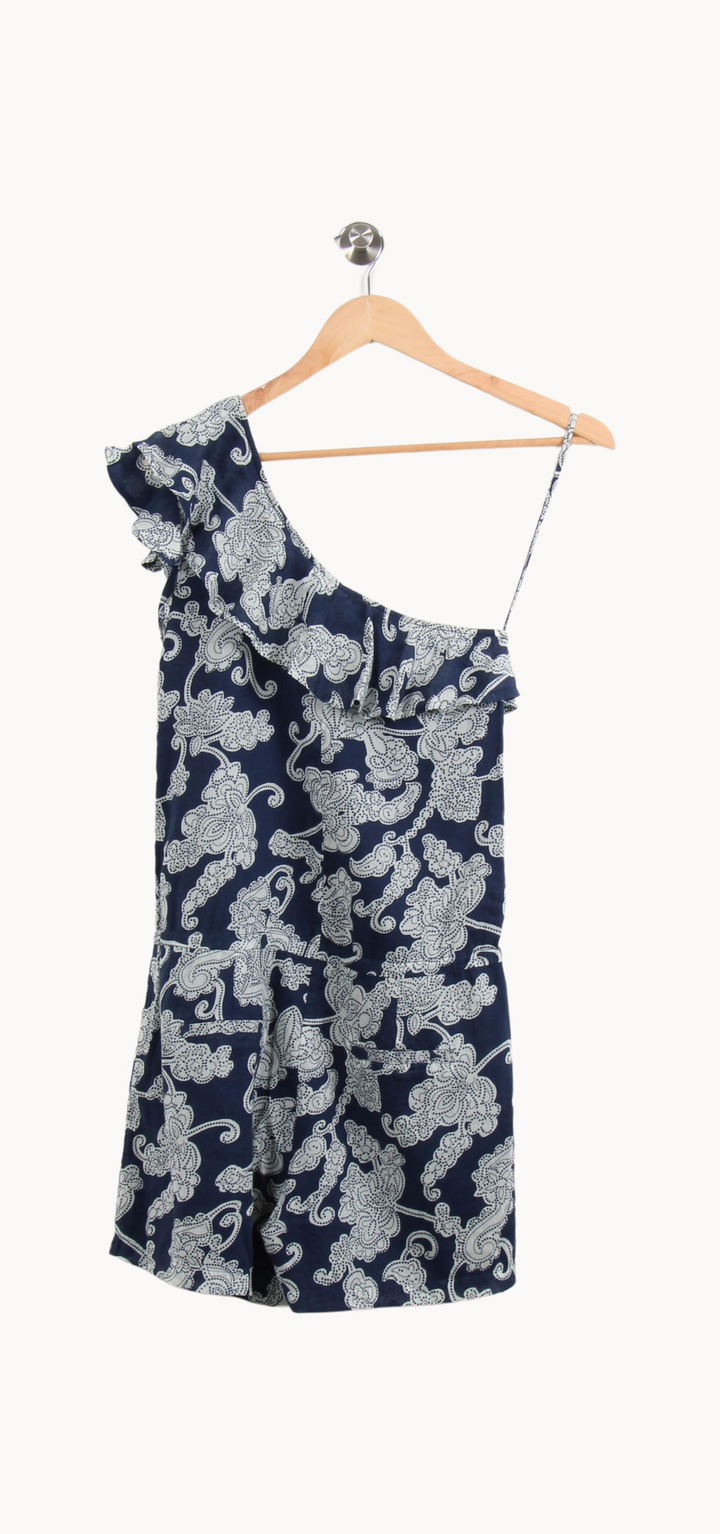 Combishort Bleu et Blanc - Taille S/36 de la marque Bérénice | PARAD61041 - Vendu par Paradigme - Image 4