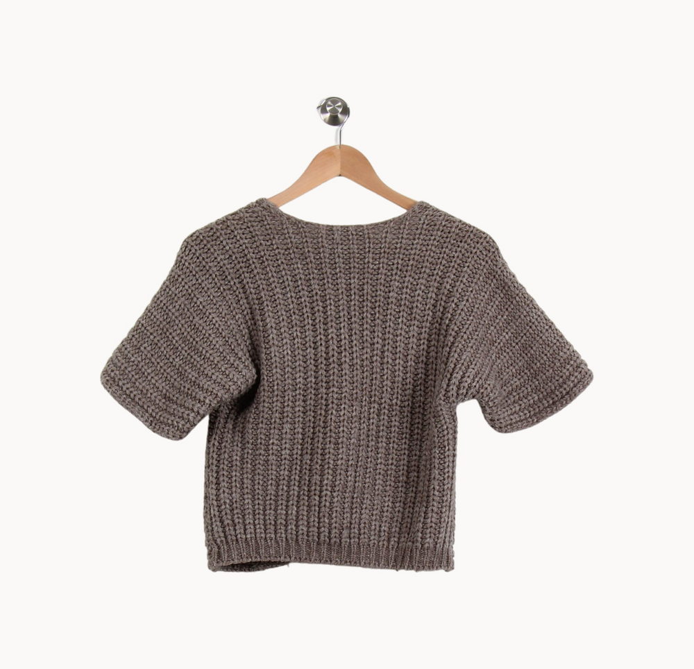 Cardigan Beige - Taille S/36 de la marque Caroll | PARAD63437 - Vendu par Paradigme - Image 4