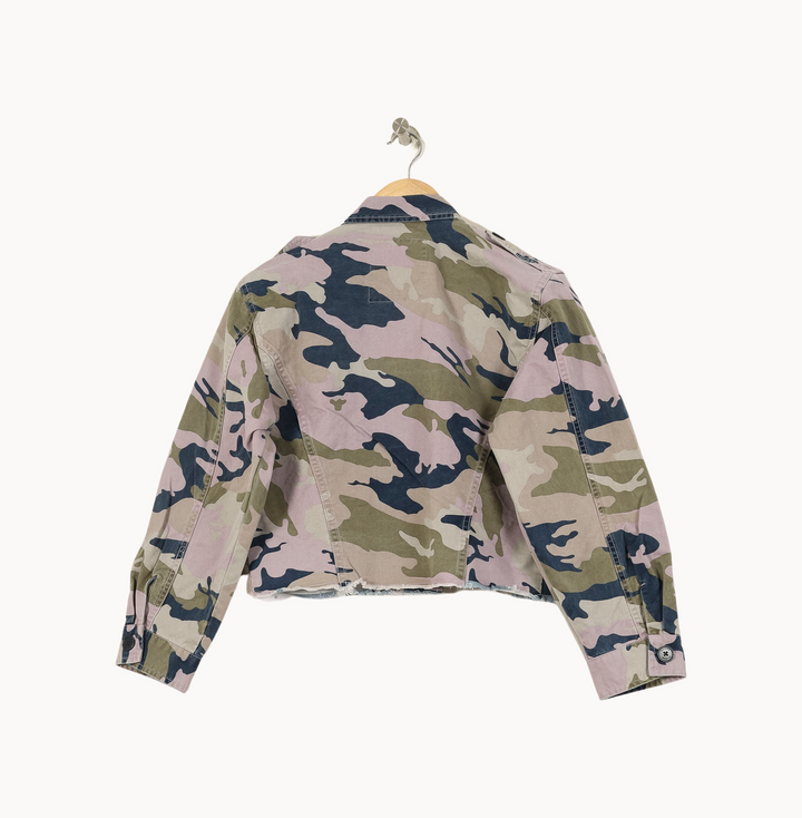 Veste Camouflage Verte et Beige - Taille XS/34 de la marque Zadig&Voltaire | PARAD68994 - Vendu par Paradigme - Image 4
