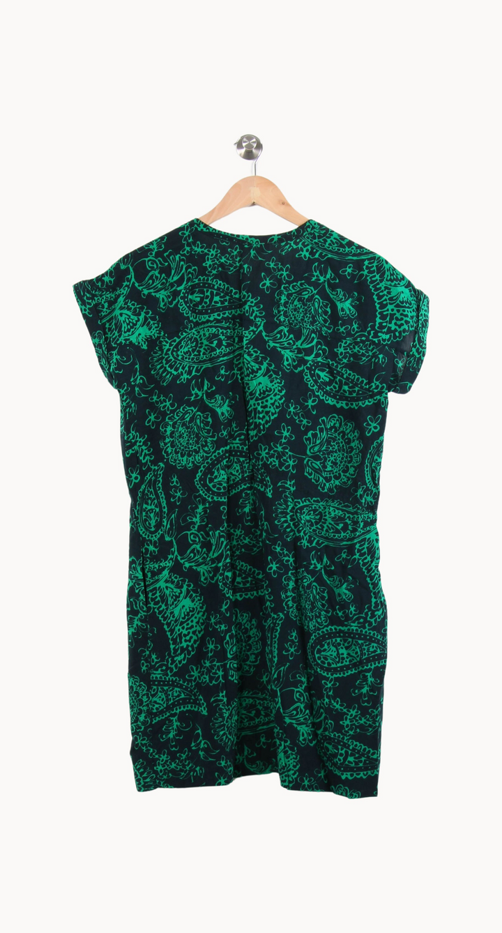 Robe Noire et Verte - Taille M/38 de la marque La Fée Maraboutée | PARAD53527 - Vendu par Paradigme - Image 4