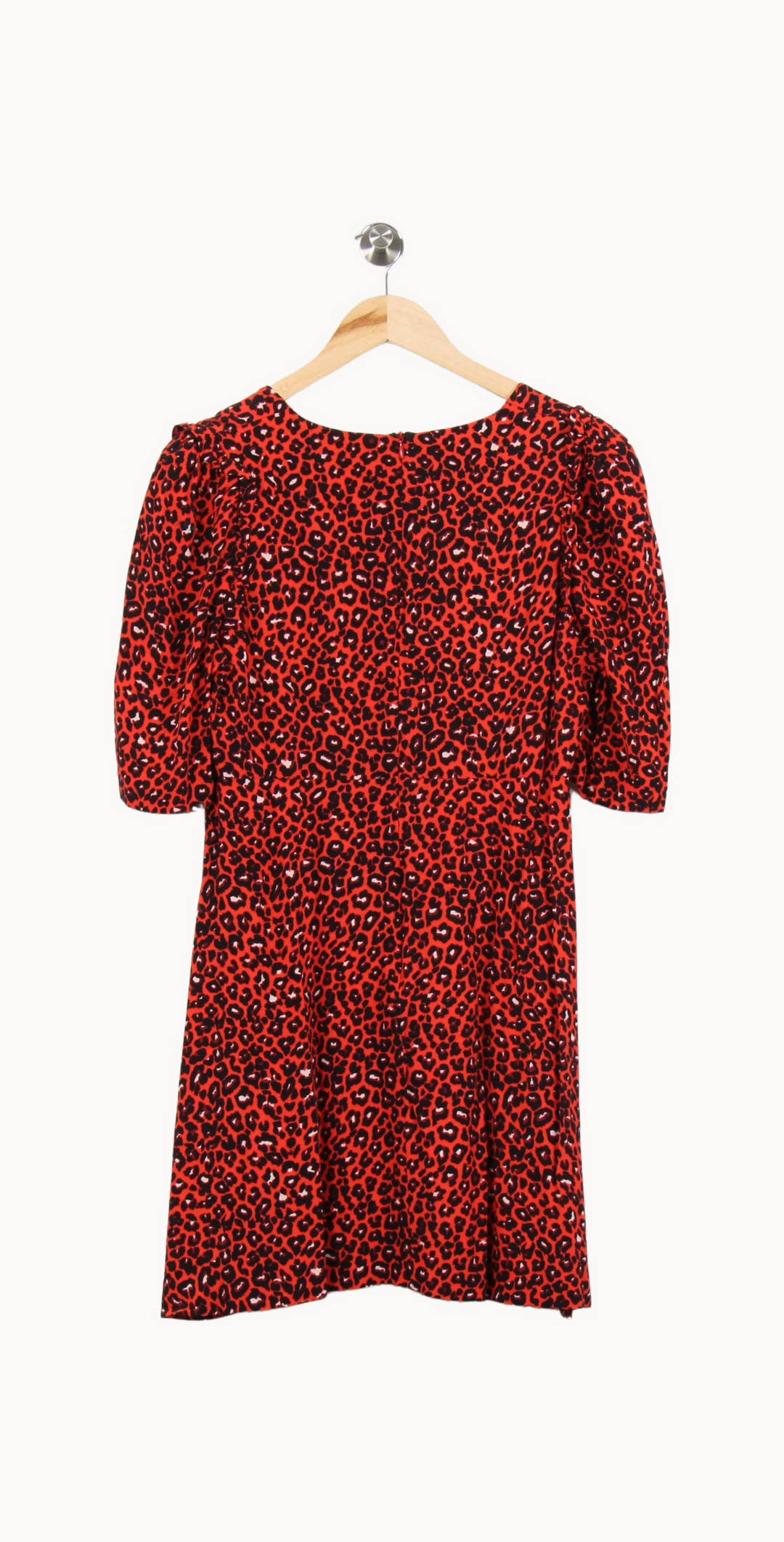 Robe Courte Rouge et Noire - Taille L/40 de la marque Claudie Pierlot | PARAD67024 - Vendu par Paradigme - Image 4