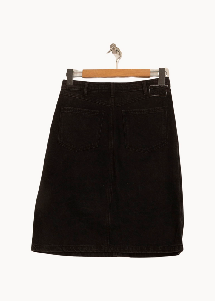 Jupe en Jean Noire - Taille XL/42 de la marque Léon & Harper | PARAD50152 - Vendu par Paradigme - Image 4