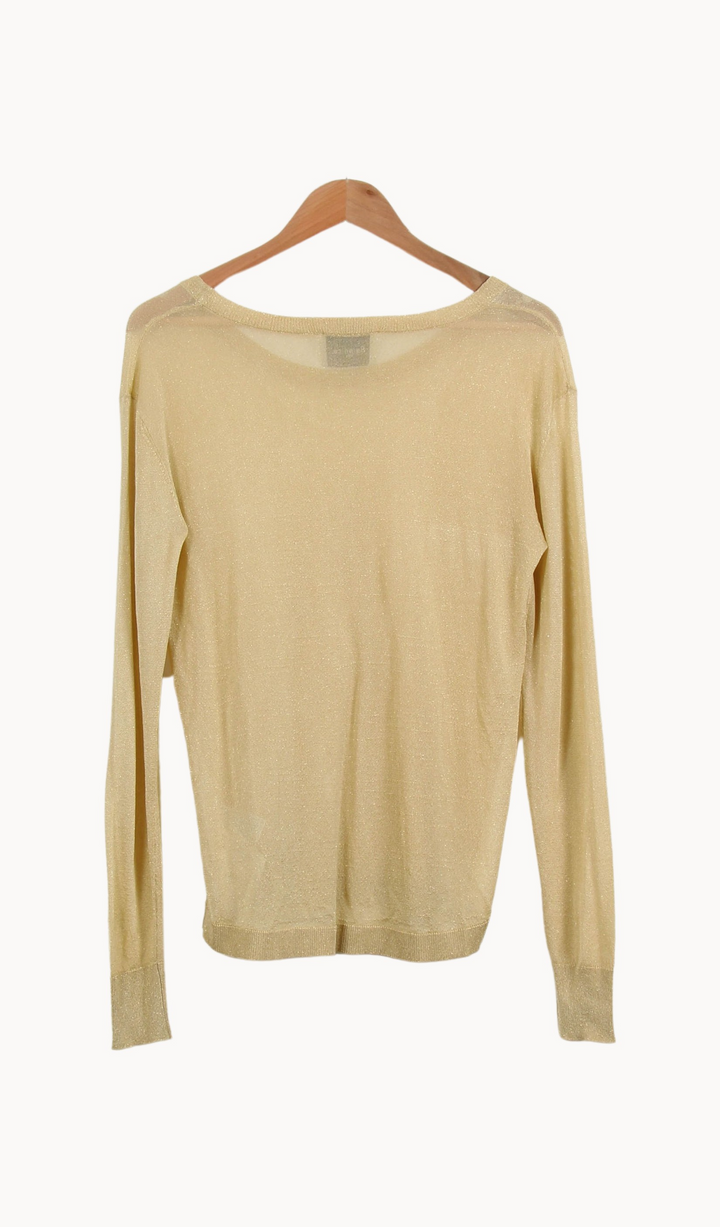 Pull Doré - Taille L/40 de la marque Bérénice | PARAD53765 - Vendu par Paradigme - Image 4