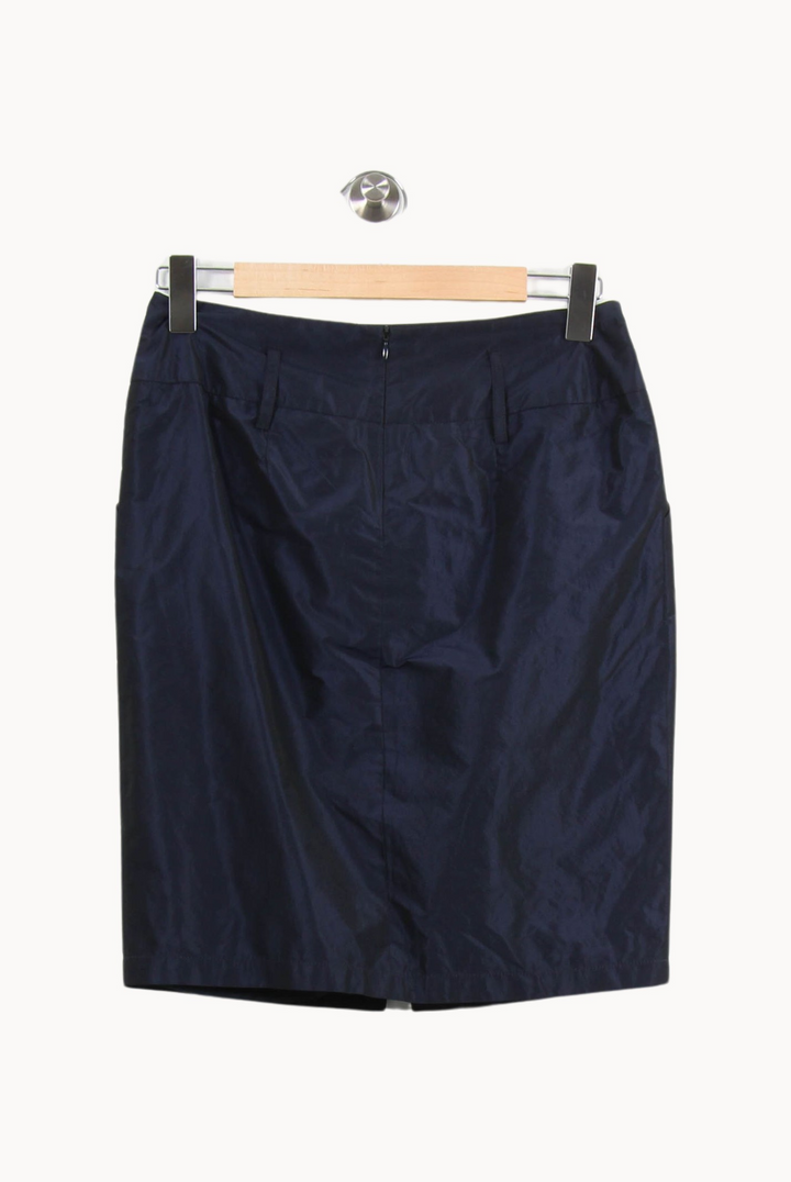 Jupe Droite Bleue - Taille M/38 de la marque Gerard Darel | PARAD64253 - Vendu par Paradigme - Image 4
