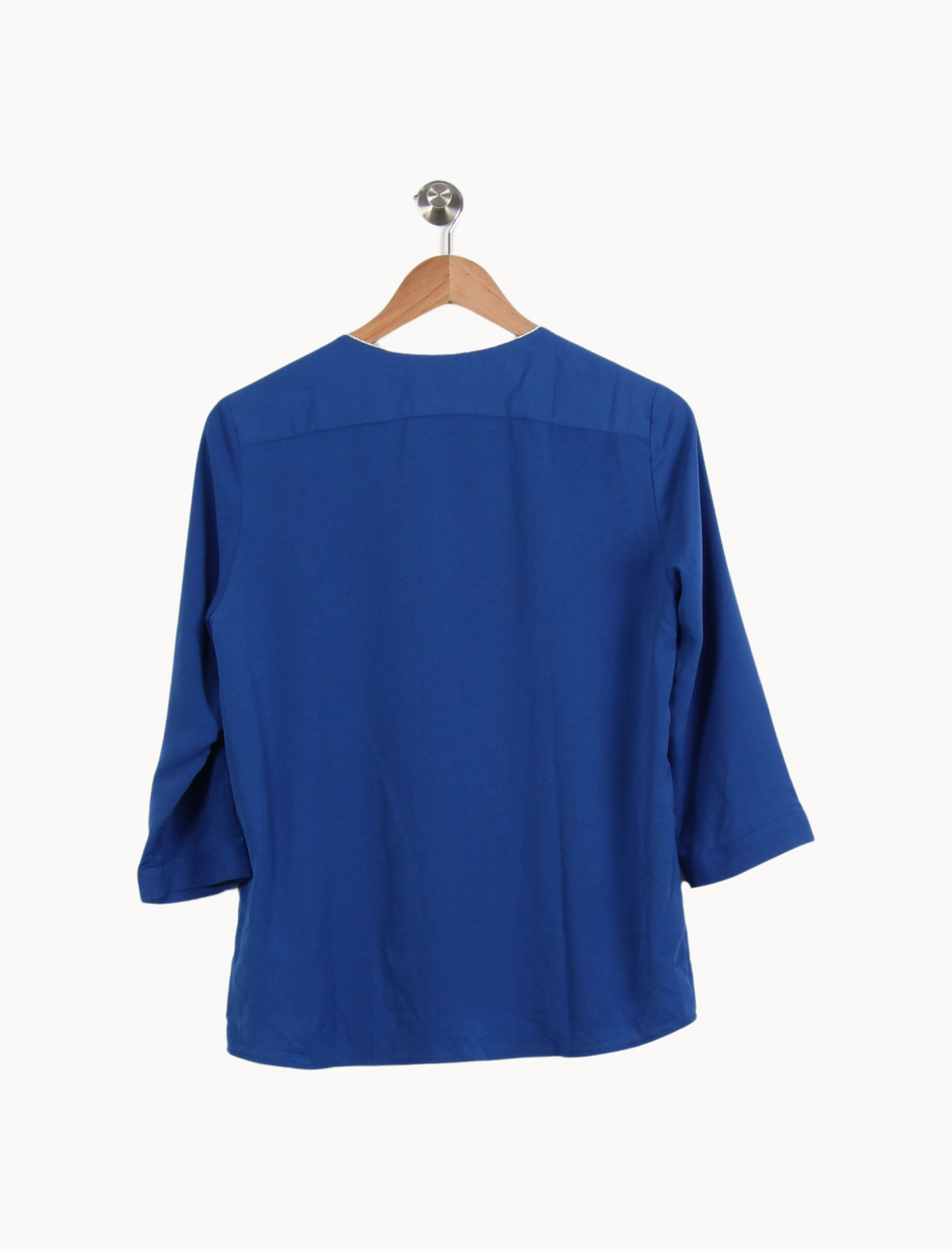 Blouse Bleue - Taille L/40 de la marque Claudie Pierlot | PARAD62358 - Vendu par Paradigme - Image 4