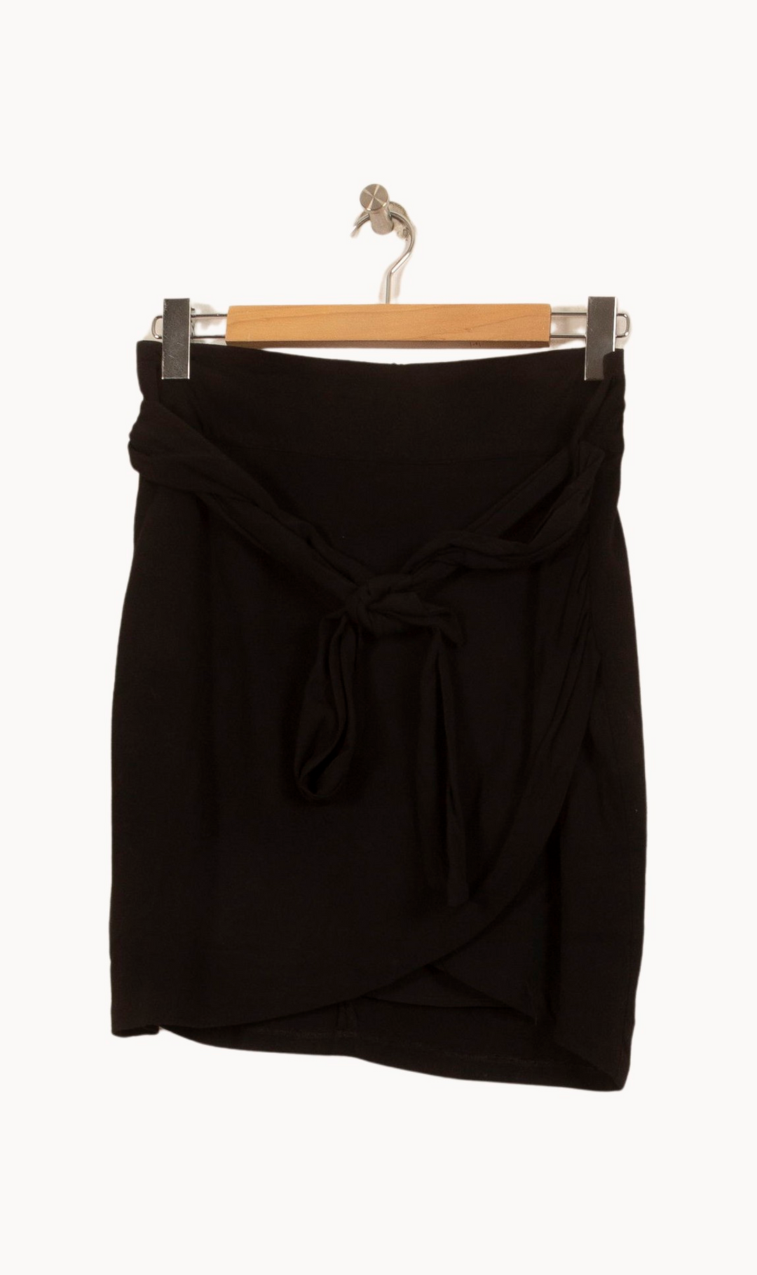 Jupe Portefeuille Noire - Taille M/38 de la marque IKKS | PARAD63917 - Vendu par Paradigme - Image 2