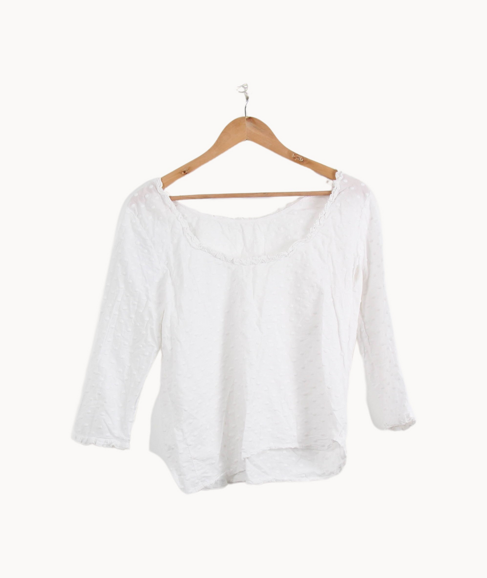 Blouse Blanche - Taille M/38 de la marque Sézane | PARAD67256 - Vendu par Paradigme - Image 2