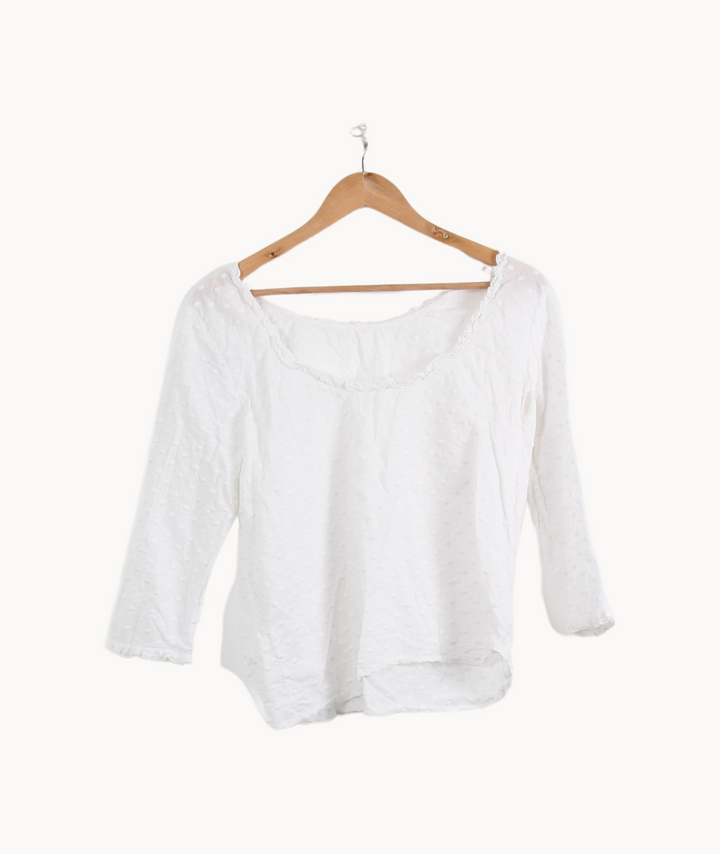 Blouse Blanche - Taille M/38 de la marque Sézane | PARAD67256 - Vendu par Paradigme - Image 2