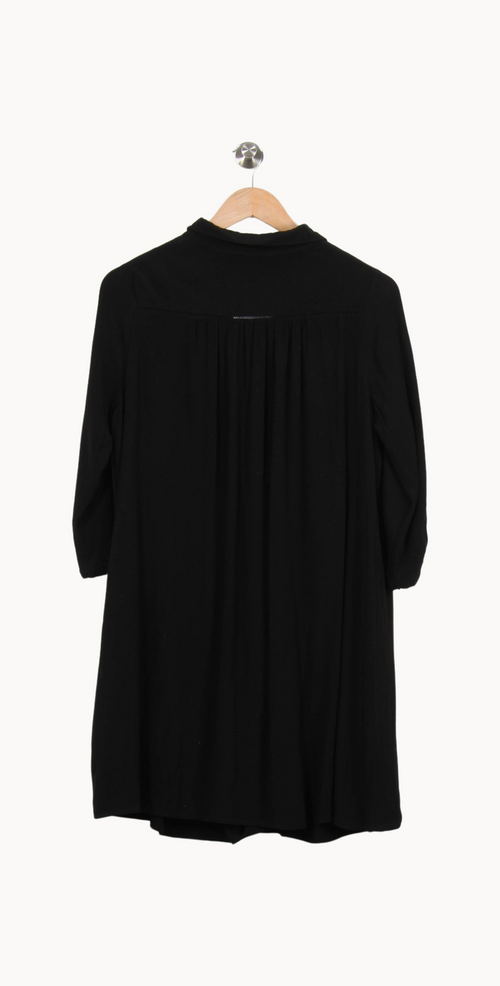 Robe Chemise Noire - Taille S/36 de la marque Sud express | PARAD67070 - Vendu par Paradigme - Image 4