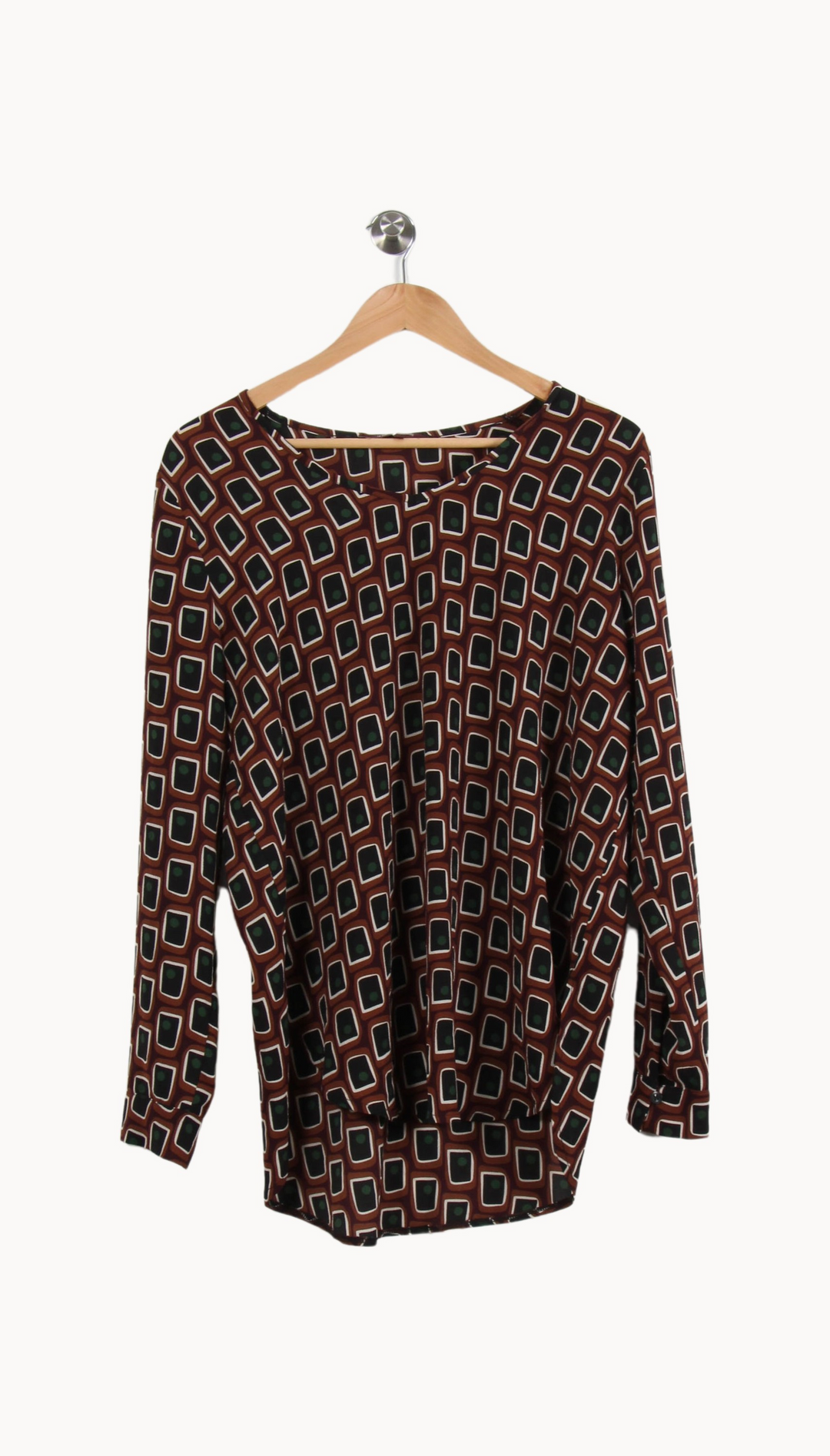 Gilet Marron et Noir - Taille M/38 de la marque La Fée Maraboutée | PARAD67603 - Vendu par Paradigme - Image 2