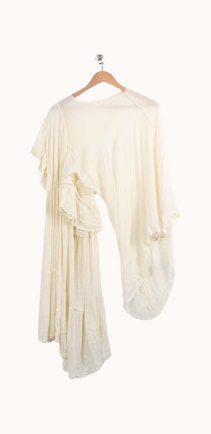 Robe Asymétrique Beige - Taille S/36 de la marque Vanessa Bruno | PARAD26069 - Vendu par Paradigme - Image 2