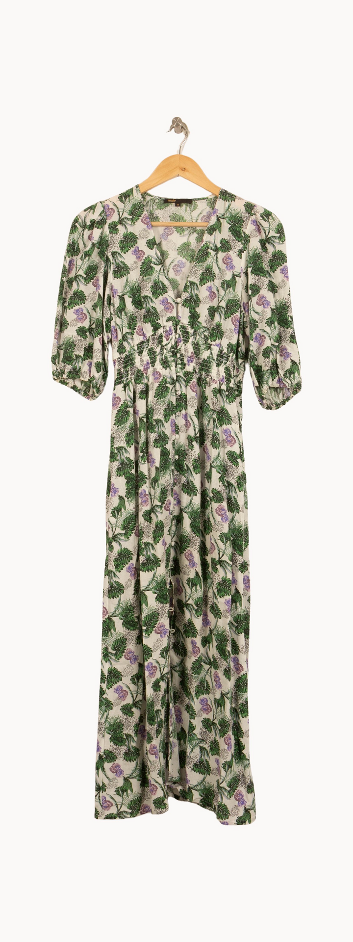 Robe Longue Verte et Violette - Taille M/38 de la marque Maje | PARAD55770 - Vendu par Paradigme - Image 2